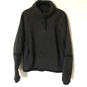 Nike Boucle Wool Like Turtleneck Pullover Running Jacket